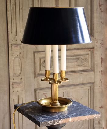 Antyczna francuska lampka nocna empire z brązu #antyki #antiques #empireantyki