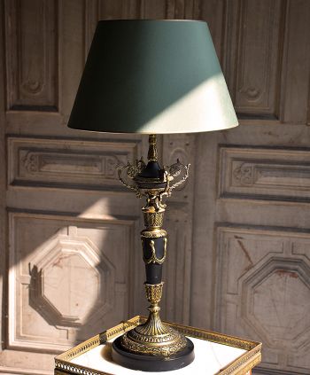 Antyczna lampka nocna z mosiądzu w stylu Empire #antyki #antiques Dekoracje warszawa kraków poznań gdańsk katowice łódź