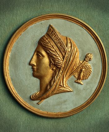 Antyczne medaliony rzymskie w stylu empire w drewnianej ramie sklep online internetowy #antyki #antiques dekoracje warszawa poznań łódź gdańsk