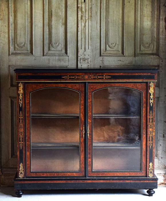 Antyczna komoda francuska biblioteka intarsjowana Napoleon III XIX ok 1850 #antyki #antiques #empireantyki #antykiwarszawa #krakow #komoda #napoleoniii #frenchantiques #skleponline